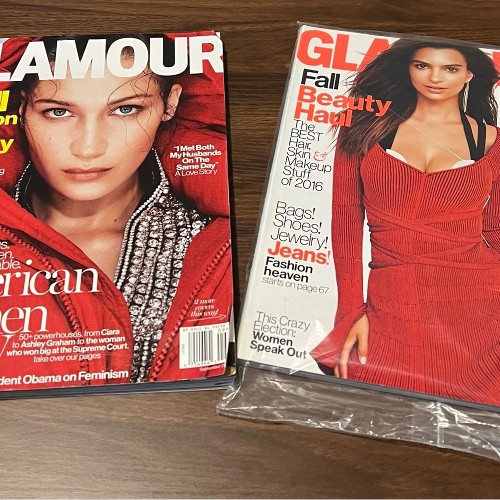 Women’s Magazines- 2 Lots/ Glamour (2016 Edition)